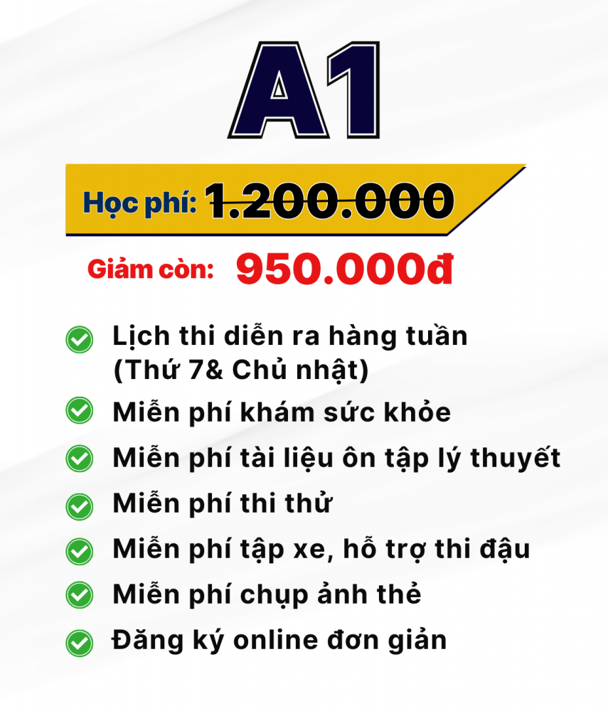 Khóa học A1