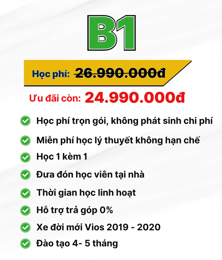 Khóa học B1