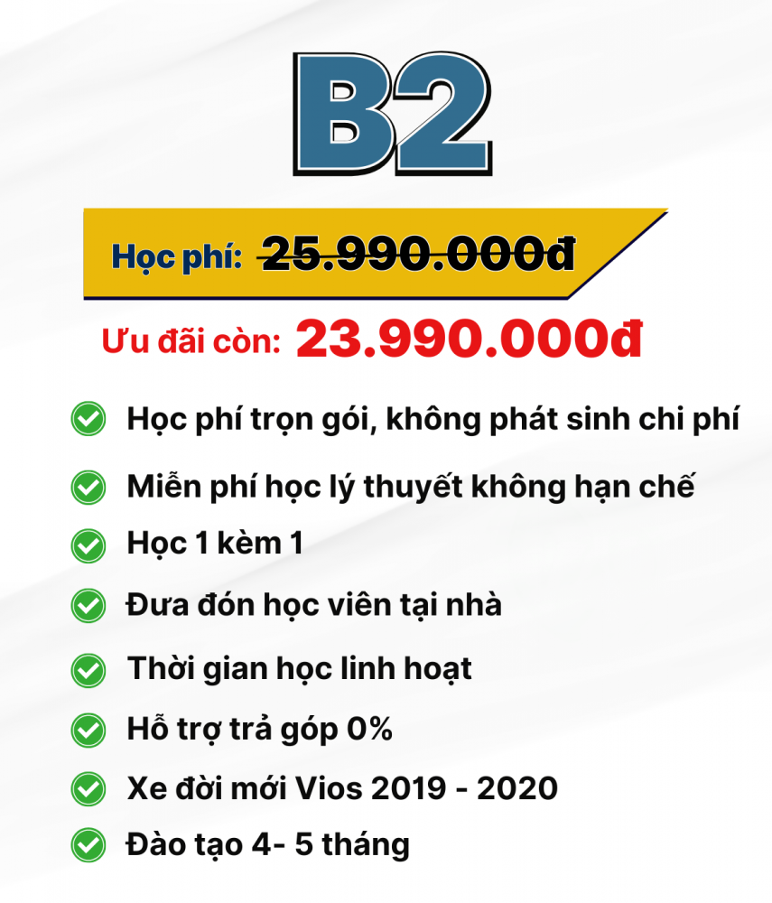 Khóa học B2